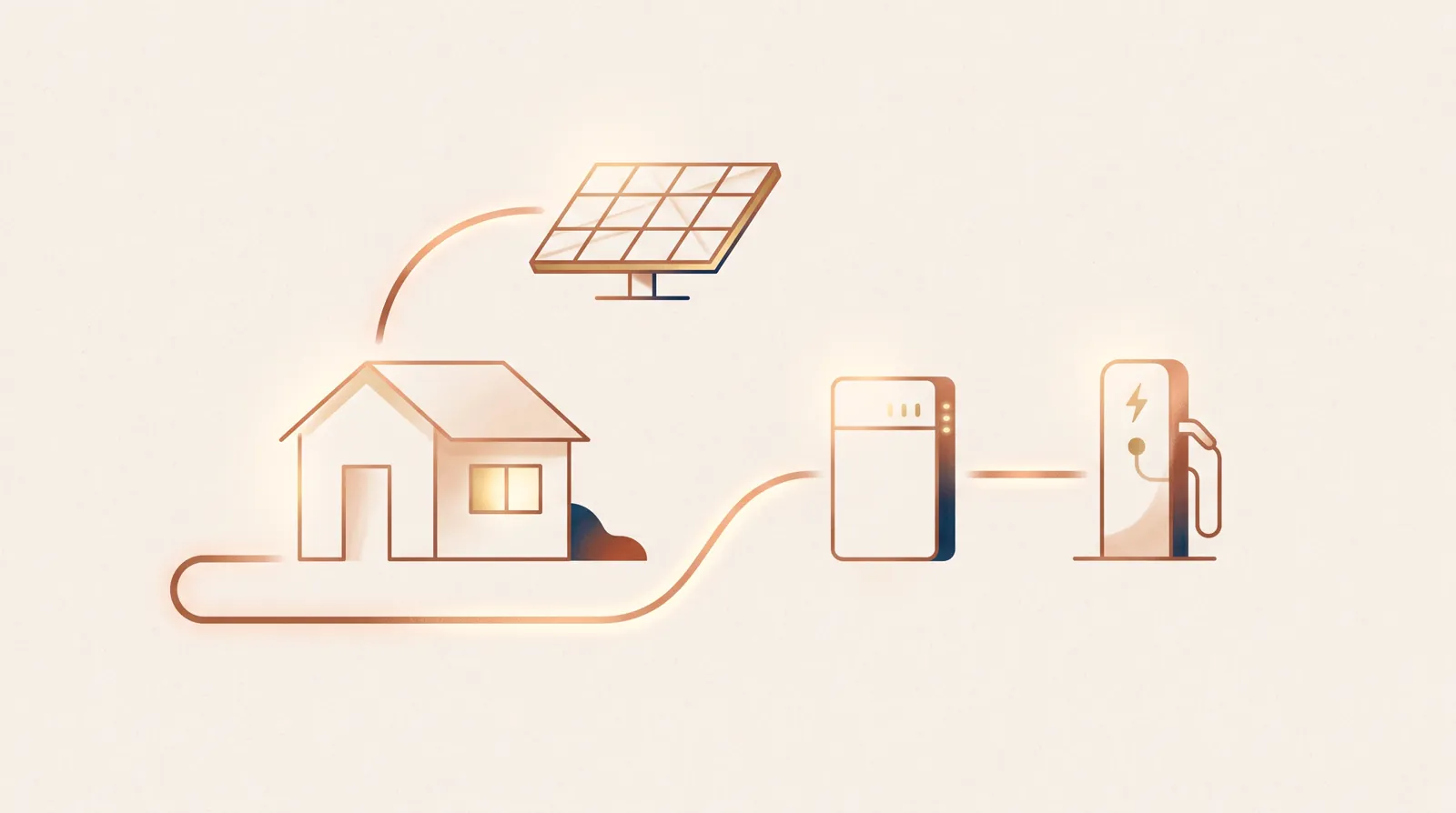 Digitale meter met P1-kabel en Loxone-energiebeheer in een nette meterkast